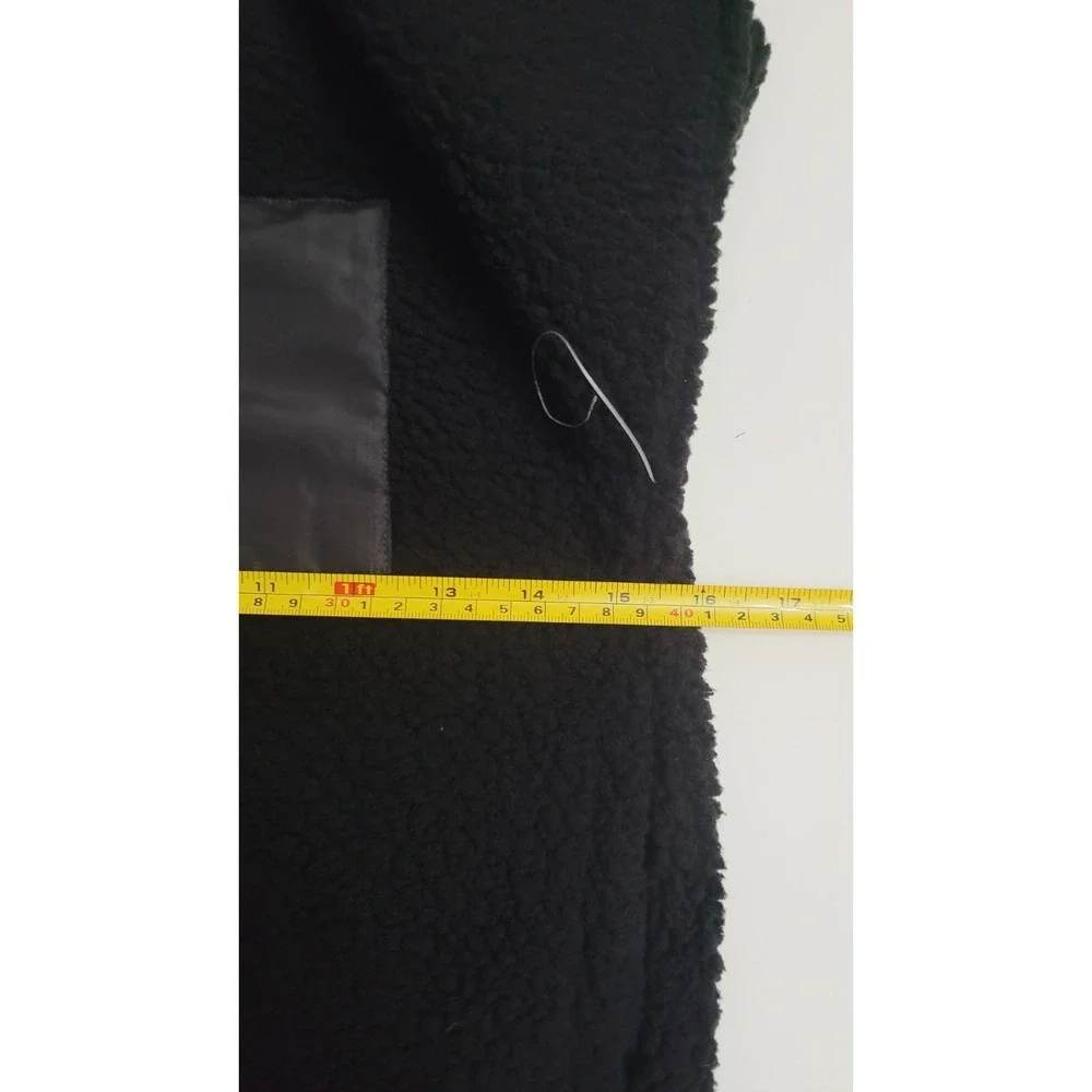 Old Navy Girls/Boy Fleece Full Zip Jacket‎ Black Long Sleeve Coat Size L (10-12)
